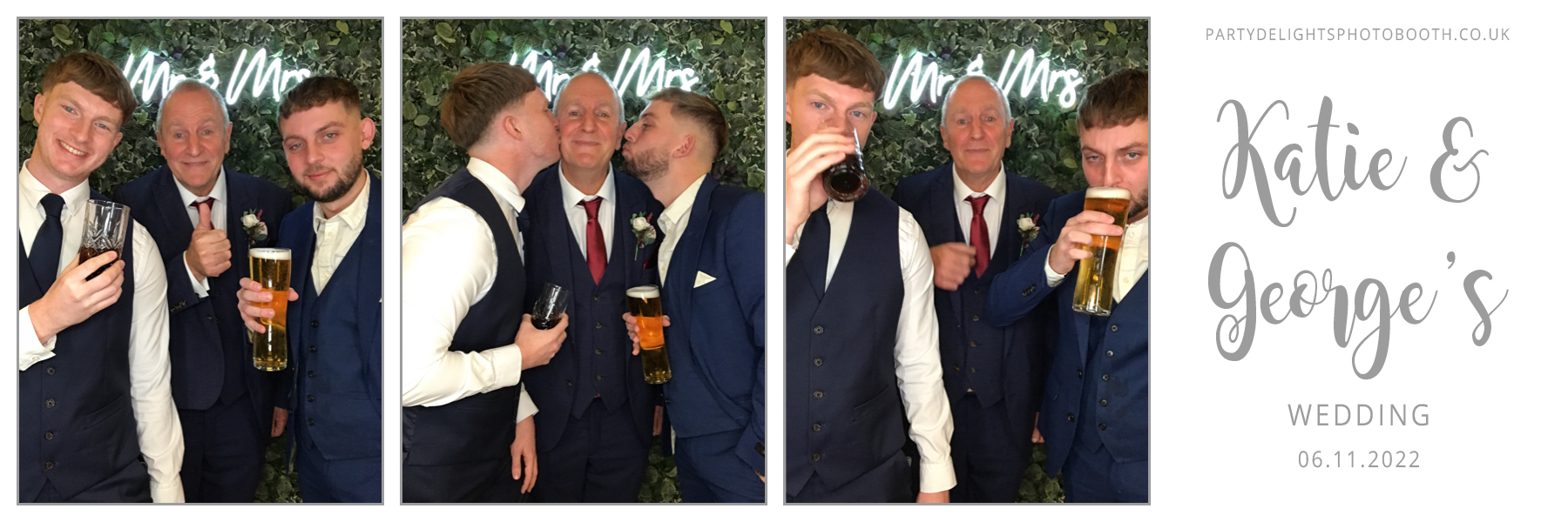 George and Katie’s wedding | View more photos from the event at gallery.partydelightsphotobooth.co.uk/u/PartyDelightsPhotoBooth/George-and-Katie’s-wedding