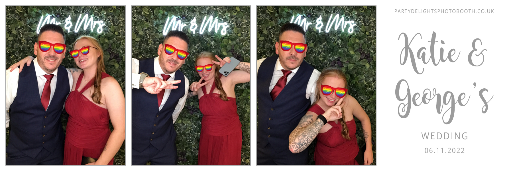 George and Katie’s wedding | View more photos from the event at gallery.partydelightsphotobooth.co.uk/u/PartyDelightsPhotoBooth/George-and-Katie’s-wedding