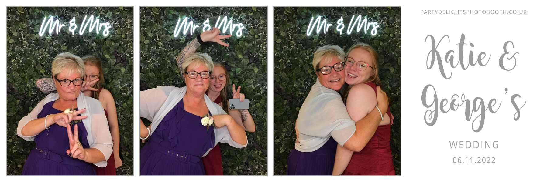 George and Katie’s wedding | View more photos from the event at gallery.partydelightsphotobooth.co.uk/u/PartyDelightsPhotoBooth/George-and-Katie’s-wedding