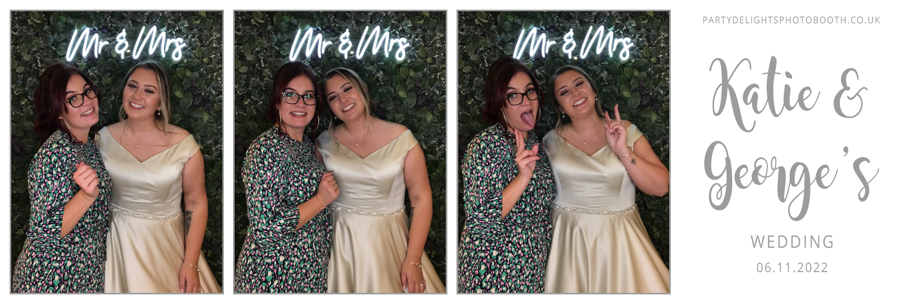 George and Katie’s wedding | View more photos from the event at gallery.partydelightsphotobooth.co.uk/u/PartyDelightsPhotoBooth/George-and-Katie’s-wedding