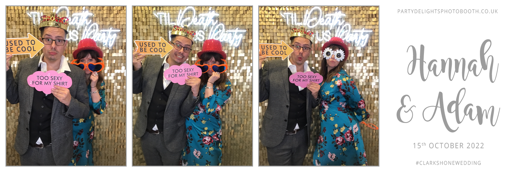 Hannah and Adam's Wedding | View more photos from the event at gallery.partydelightsphotobooth.co.uk/u/PartyDelightsPhotoBooth/Hannah-and-Adams-Wedding