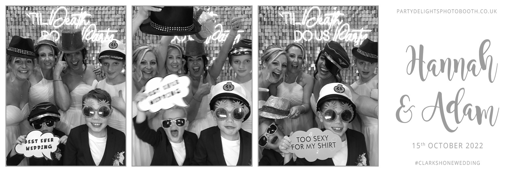 Hannah and Adam's Wedding | View more photos from the event at gallery.partydelightsphotobooth.co.uk/u/PartyDelightsPhotoBooth/Hannah-and-Adams-Wedding