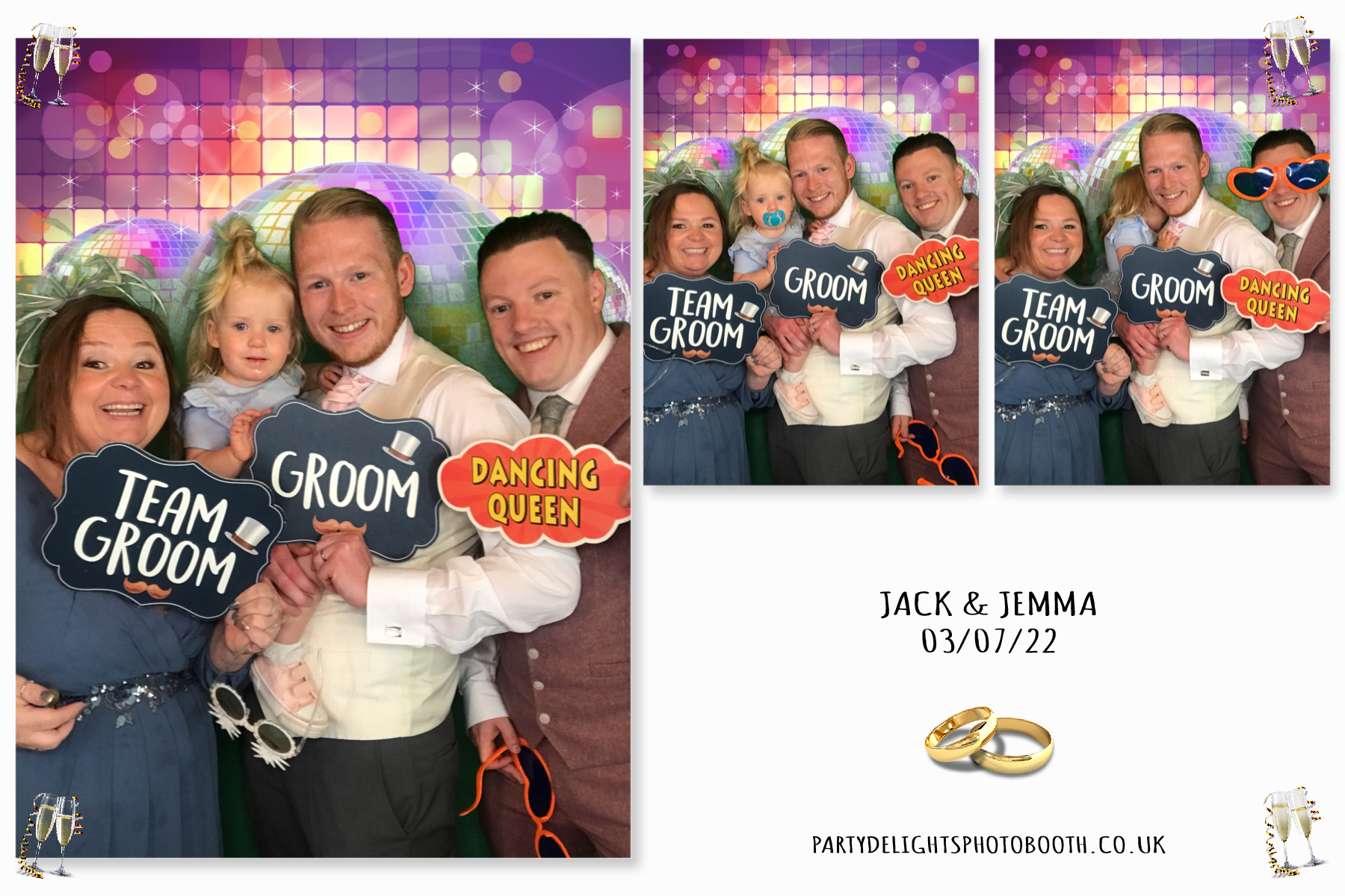 Jack & Jemma's Wedding | View more photos from the event at gallery.partydelightsphotobooth.co.uk/u/PartyDelightsPhotoBooth/Jack-Jemmas-Wedding