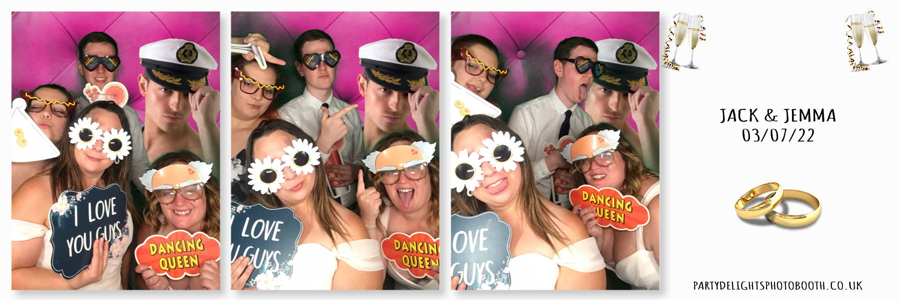 Jack & Jemma's Wedding | View more photos from the event at gallery.partydelightsphotobooth.co.uk/u/PartyDelightsPhotoBooth/Jack-Jemmas-Wedding
