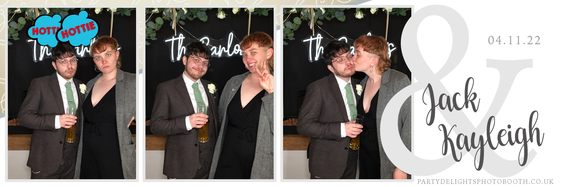 Jack and Kayleigh's Wedding | View more photos from the event at gallery.partydelightsphotobooth.co.uk/u/PartyDelightsPhotoBooth/Jack-and-Kayleighs-Wedding