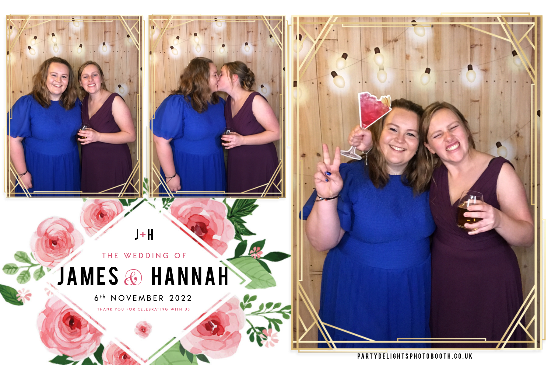 James and Hannah's wedding | View more photos from the event at gallery.partydelightsphotobooth.co.uk/u/PartyDelightsPhotoBooth/James-and-Hannahs-wedding