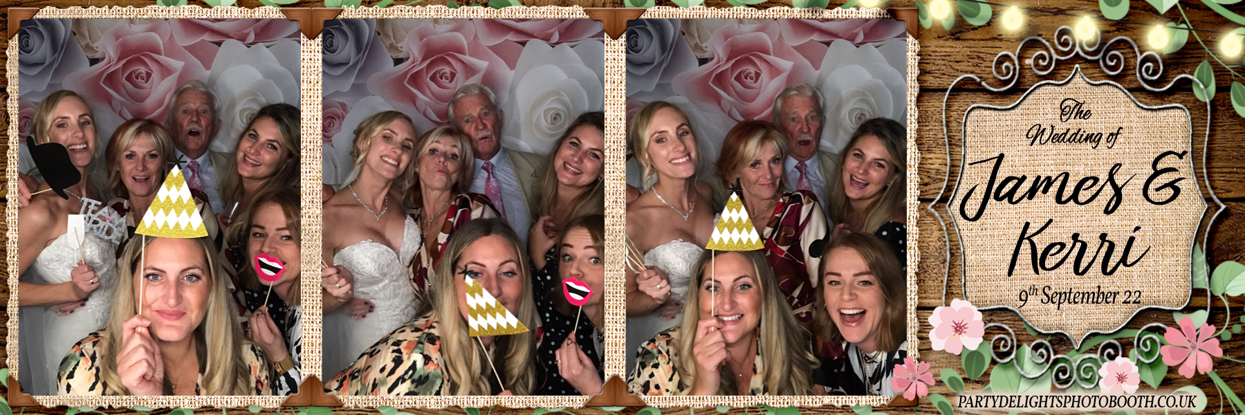 James and Kerri’s wedding reception | View more photos from the event at gallery.partydelightsphotobooth.co.uk/u/PartyDelightsPhotoBooth/James-and-Kerri’s-wedding-reception