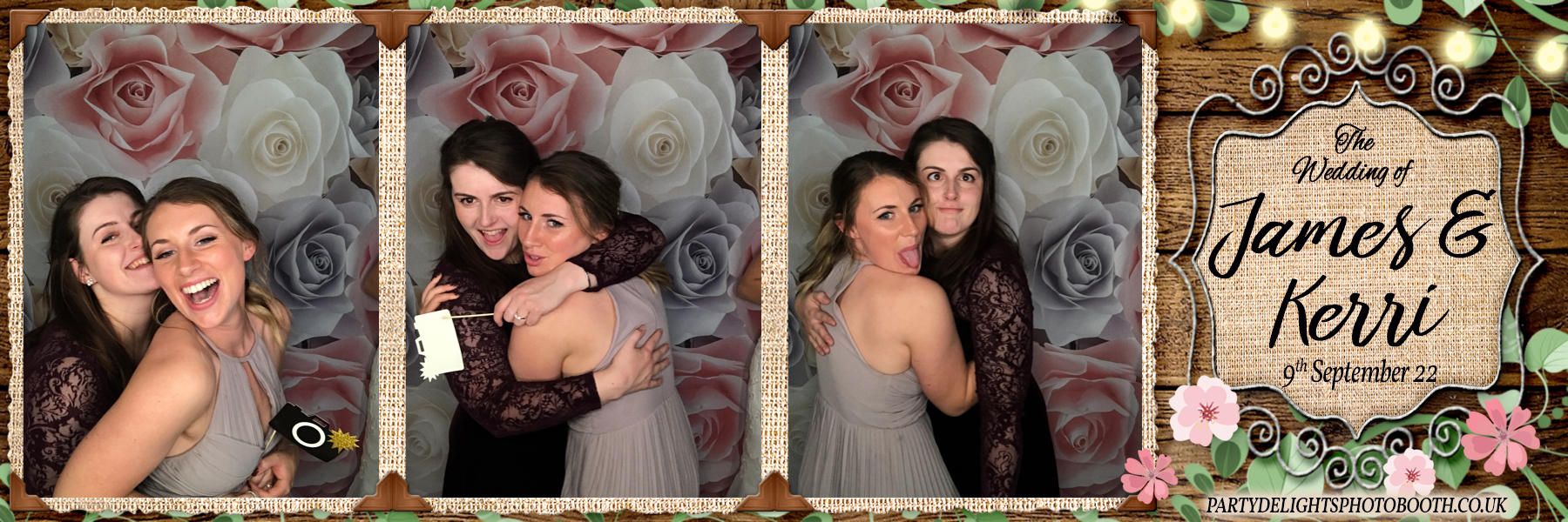 James and Kerri’s wedding reception | View more photos from the event at gallery.partydelightsphotobooth.co.uk/u/PartyDelightsPhotoBooth/James-and-Kerri’s-wedding-reception