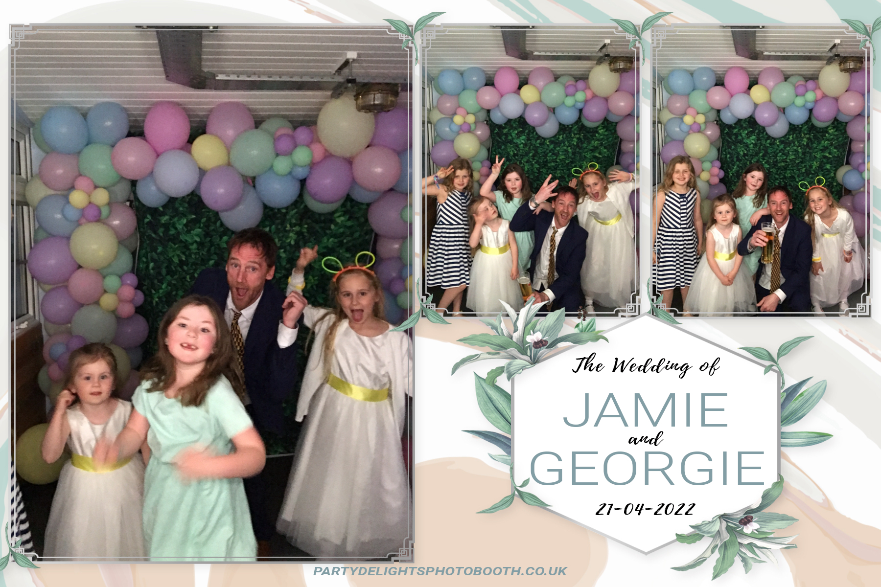 Jamie and Georgie's wedding | View more photos from the event at gallery.partydelightsphotobooth.co.uk/u/PartyDelightsPhotoBooth/Jamie-and-Georgies-wedding