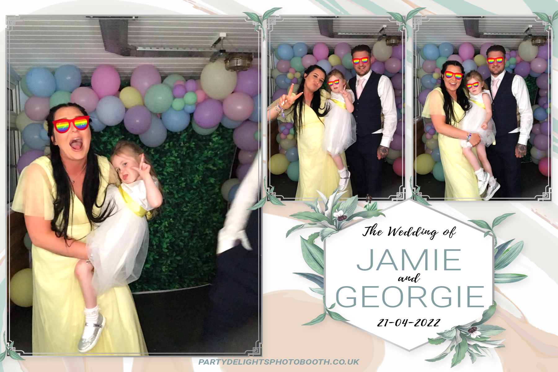 Jamie and Georgie's wedding | View more photos from the event at gallery.partydelightsphotobooth.co.uk/u/PartyDelightsPhotoBooth/Jamie-and-Georgies-wedding