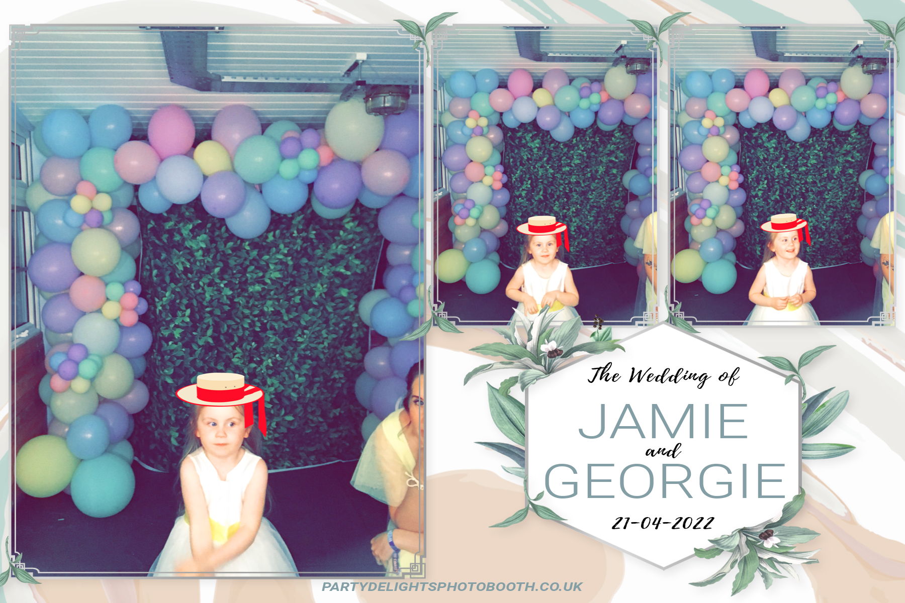Jamie and Georgie's wedding | View more photos from the event at gallery.partydelightsphotobooth.co.uk/u/PartyDelightsPhotoBooth/Jamie-and-Georgies-wedding