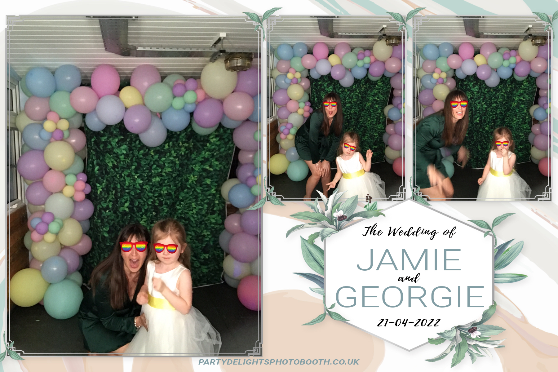 Jamie and Georgie's wedding | View more photos from the event at gallery.partydelightsphotobooth.co.uk/u/PartyDelightsPhotoBooth/Jamie-and-Georgies-wedding