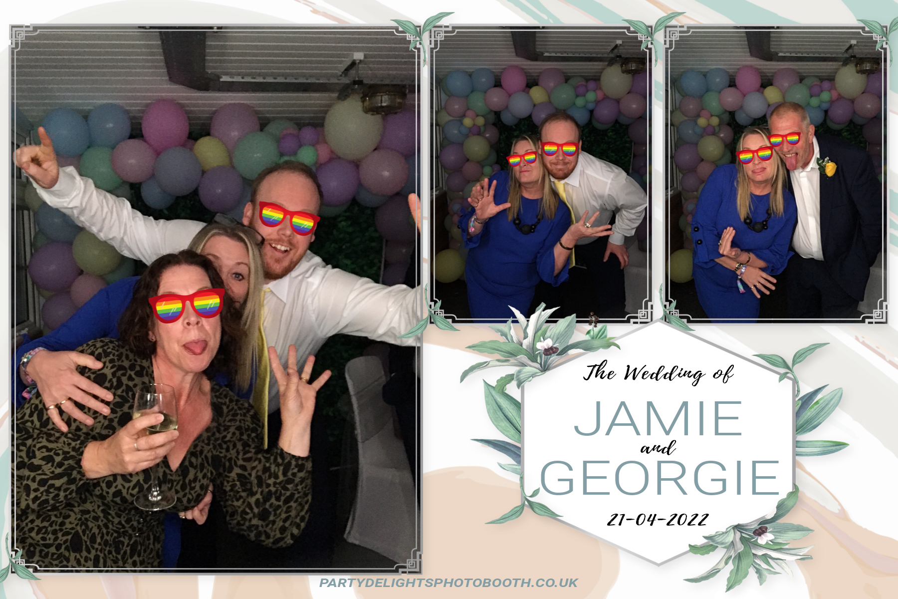 Jamie and Georgie's wedding | View more photos from the event at gallery.partydelightsphotobooth.co.uk/u/PartyDelightsPhotoBooth/Jamie-and-Georgies-wedding