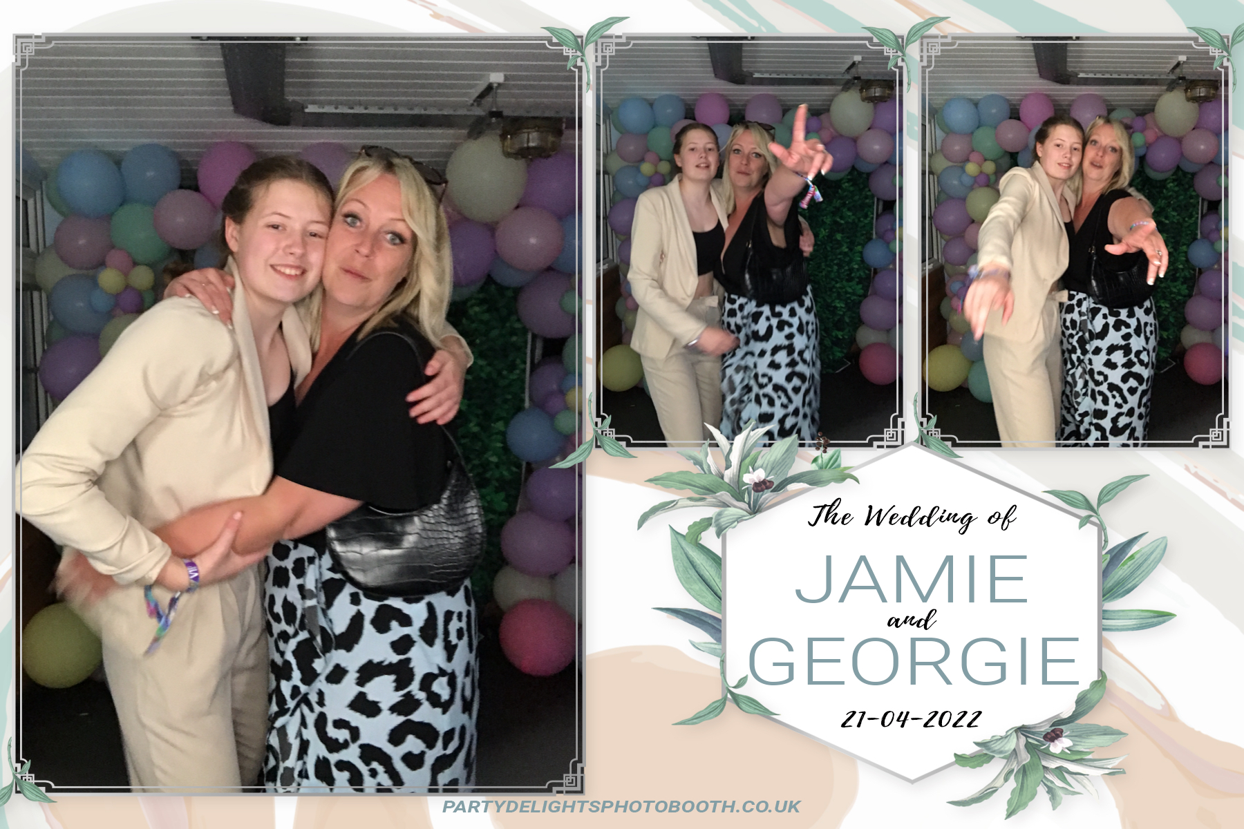 Jamie and Georgie's wedding | View more photos from the event at gallery.partydelightsphotobooth.co.uk/u/PartyDelightsPhotoBooth/Jamie-and-Georgies-wedding