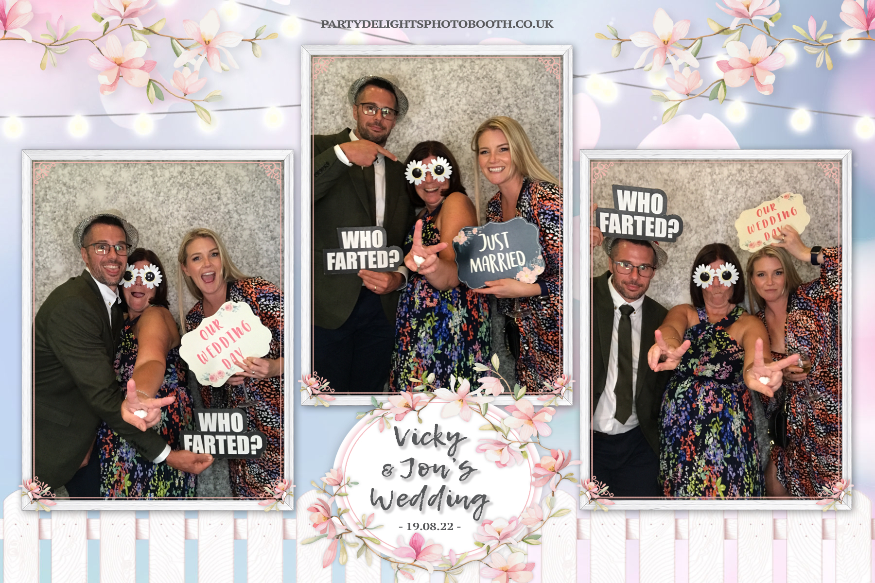 Jon and Vicky's Wedding | View more photos from the event at gallery.partydelightsphotobooth.co.uk/u/PartyDelightsPhotoBooth/Jon-and-Vickys-Wedding