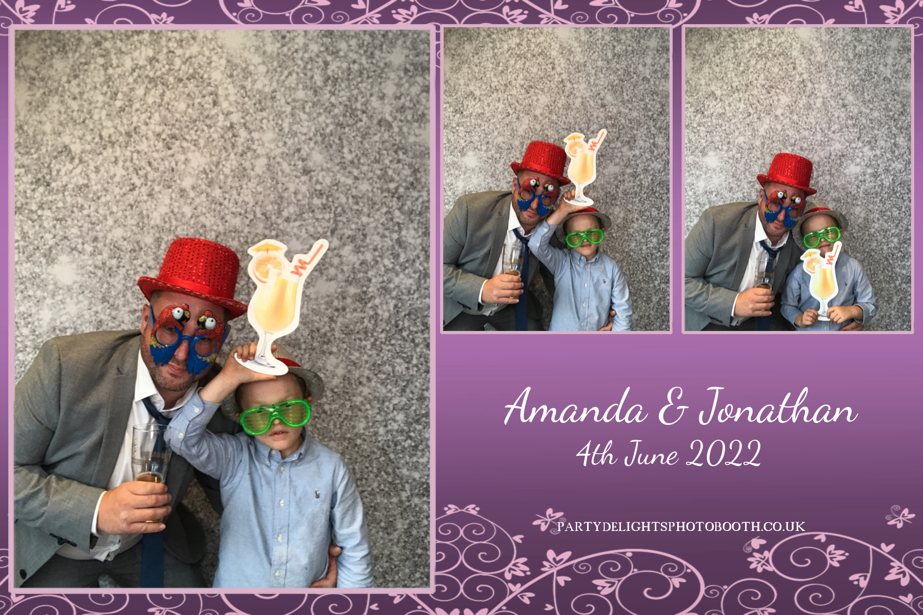 Jonathan and Amanda's wedding | View more photos from the event at gallery.partydelightsphotobooth.co.uk/u/PartyDelightsPhotoBooth/Jonathan-and-Amandas-wedding