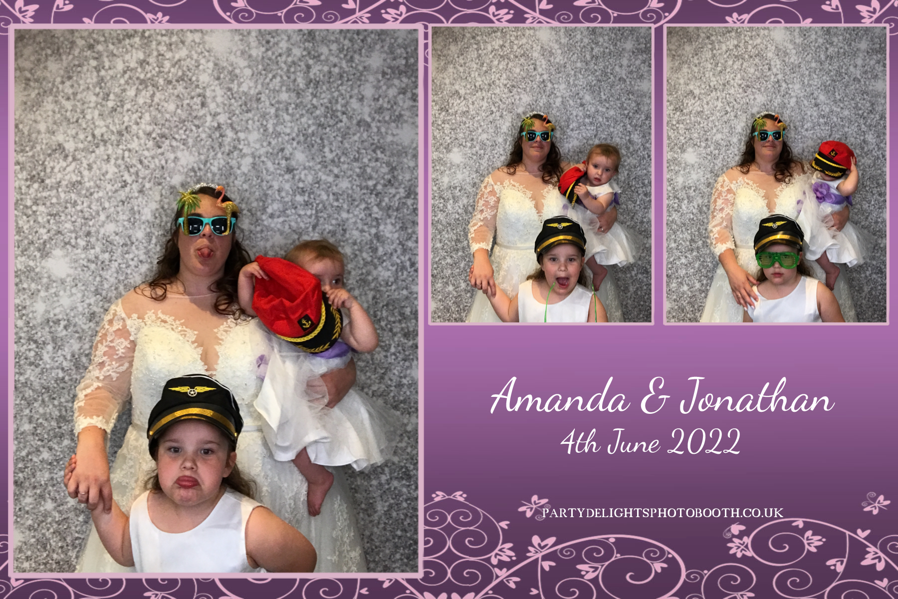 Jonathan and Amanda's wedding | View more photos from the event at gallery.partydelightsphotobooth.co.uk/u/PartyDelightsPhotoBooth/Jonathan-and-Amandas-wedding