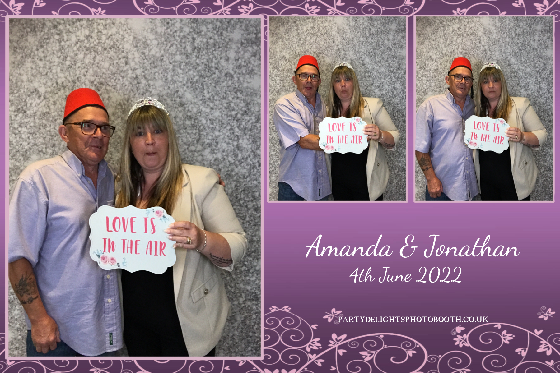 Jonathan and Amanda's wedding | View more photos from the event at gallery.partydelightsphotobooth.co.uk/u/PartyDelightsPhotoBooth/Jonathan-and-Amandas-wedding