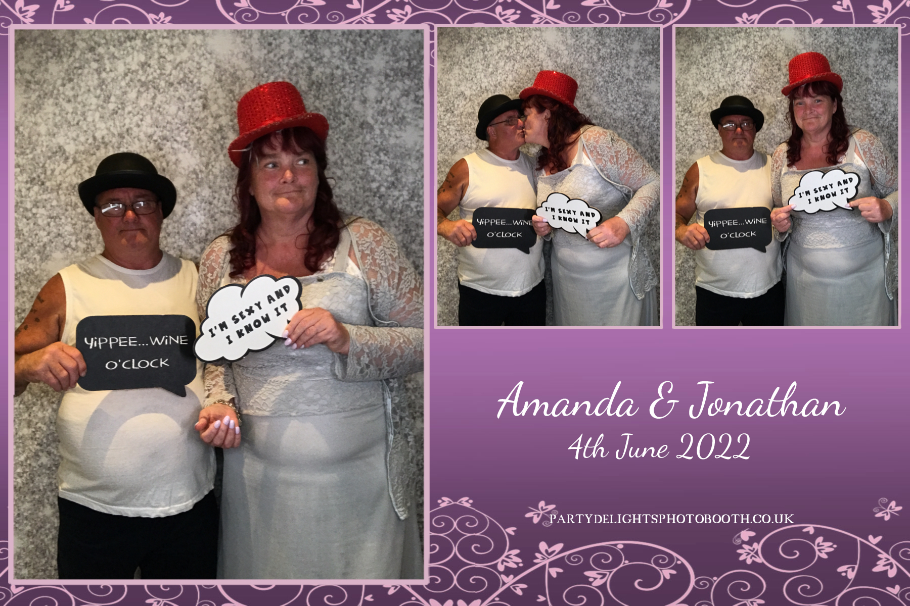 Jonathan and Amanda's wedding | View more photos from the event at gallery.partydelightsphotobooth.co.uk/u/PartyDelightsPhotoBooth/Jonathan-and-Amandas-wedding