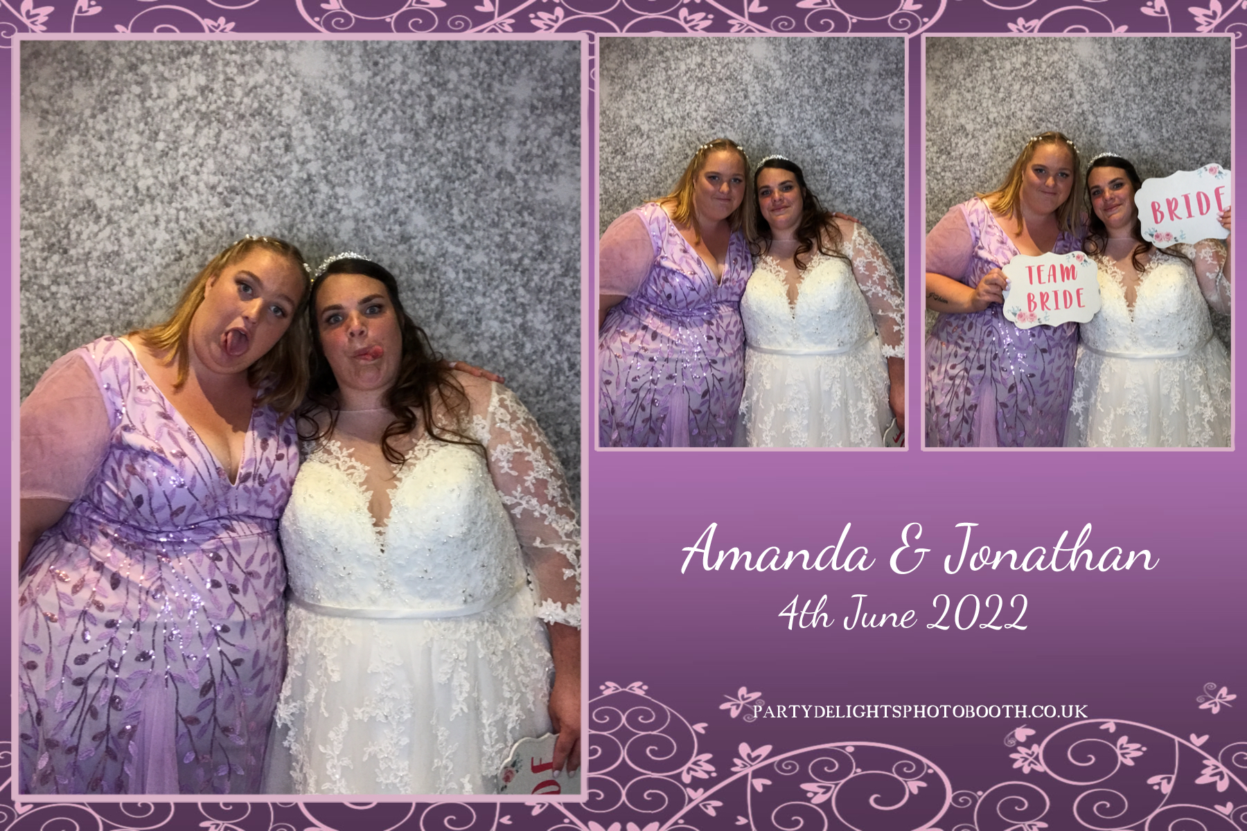 Jonathan and Amanda's wedding | View more photos from the event at gallery.partydelightsphotobooth.co.uk/u/PartyDelightsPhotoBooth/Jonathan-and-Amandas-wedding