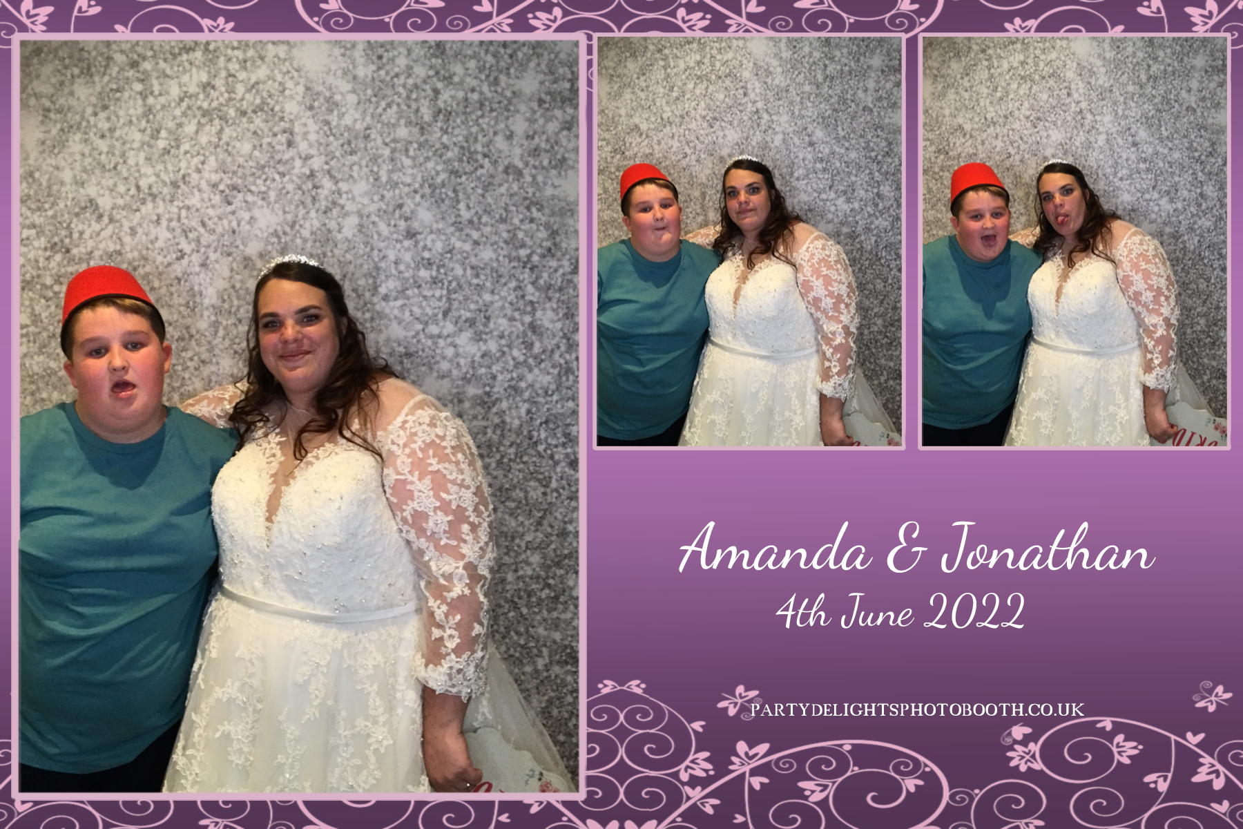 Jonathan and Amanda's wedding | View more photos from the event at gallery.partydelightsphotobooth.co.uk/u/PartyDelightsPhotoBooth/Jonathan-and-Amandas-wedding