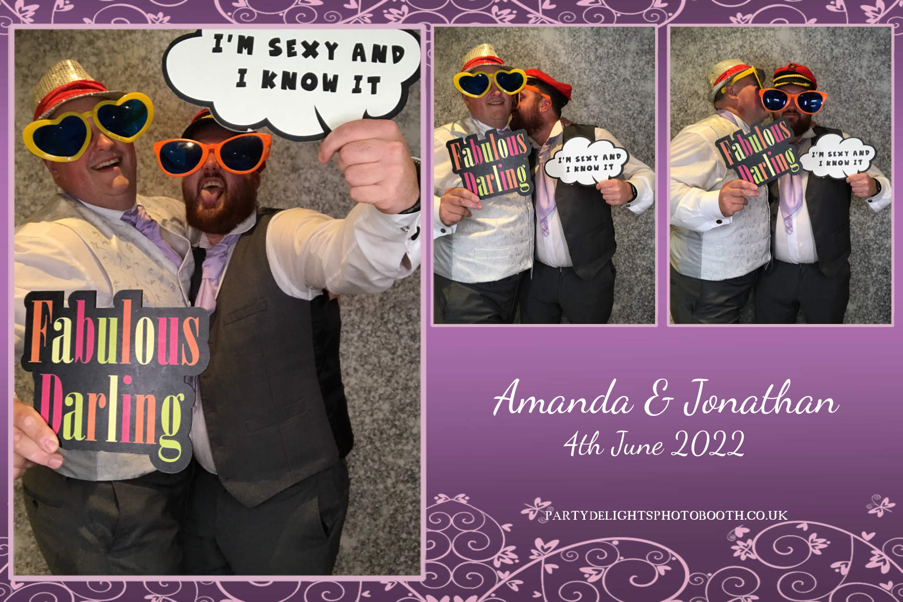 Jonathan and Amanda's wedding | View more photos from the event at gallery.partydelightsphotobooth.co.uk/u/PartyDelightsPhotoBooth/Jonathan-and-Amandas-wedding