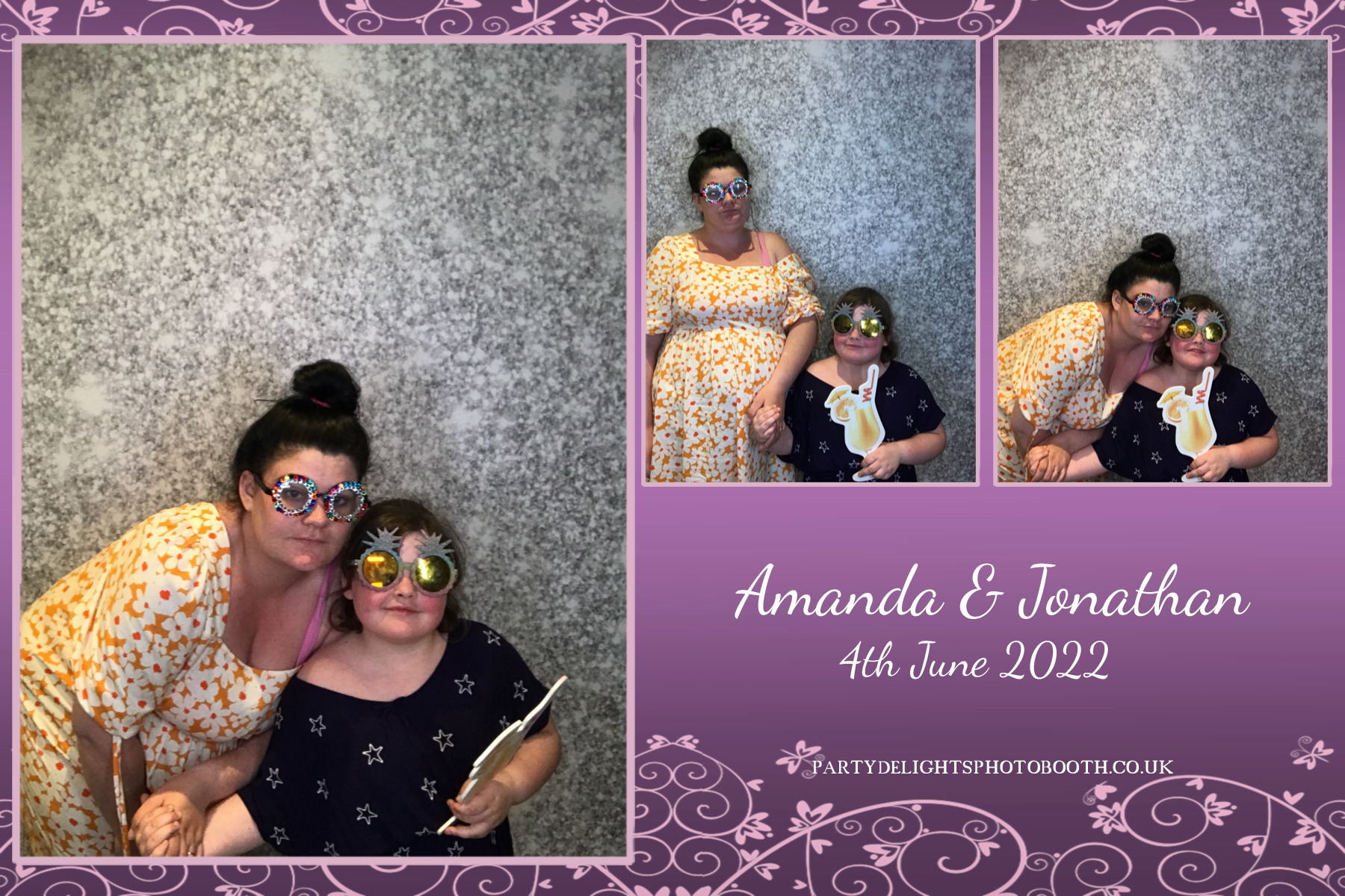 Jonathan and Amanda's wedding | View more photos from the event at gallery.partydelightsphotobooth.co.uk/u/PartyDelightsPhotoBooth/Jonathan-and-Amandas-wedding