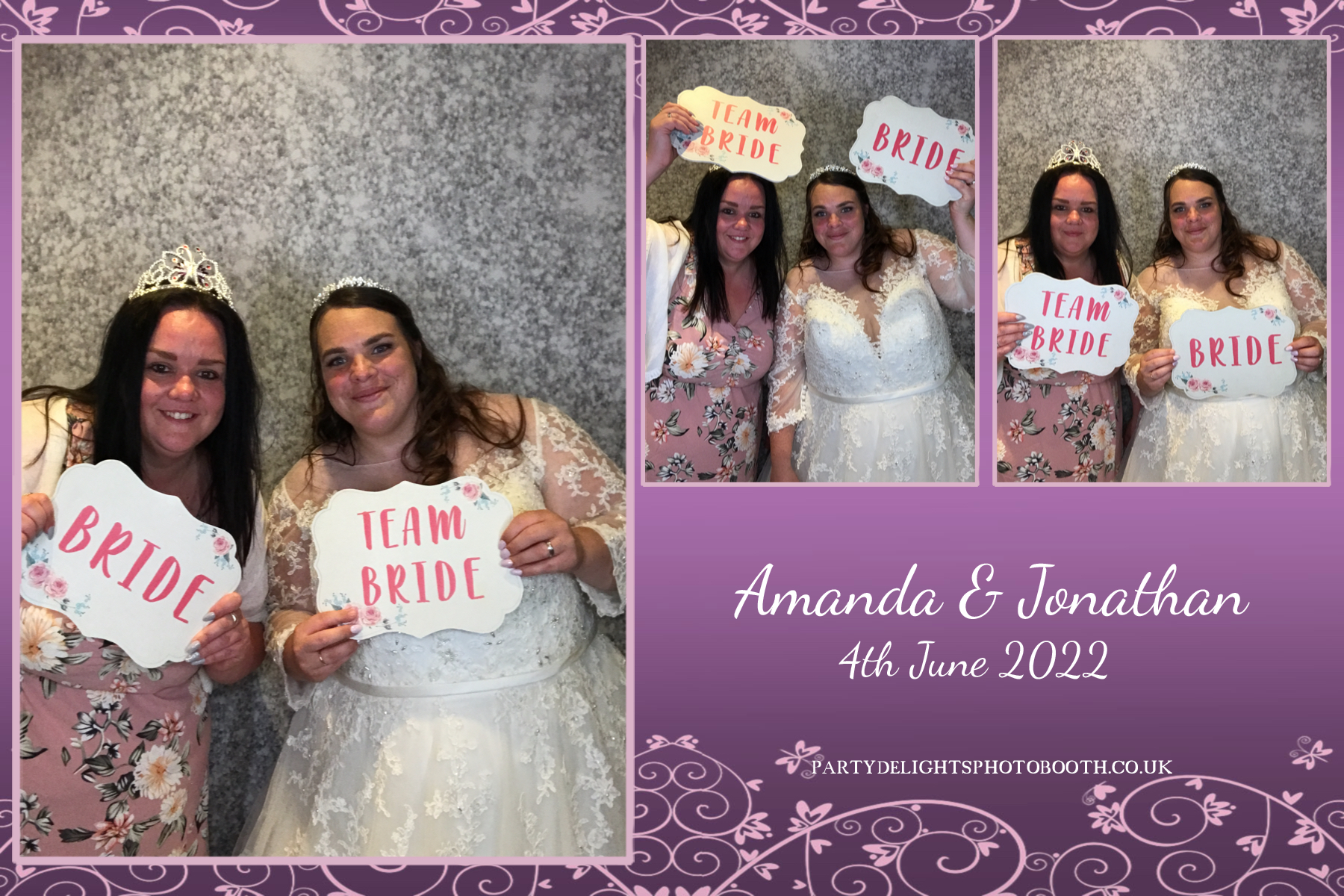 Jonathan and Amanda's wedding | View more photos from the event at gallery.partydelightsphotobooth.co.uk/u/PartyDelightsPhotoBooth/Jonathan-and-Amandas-wedding
