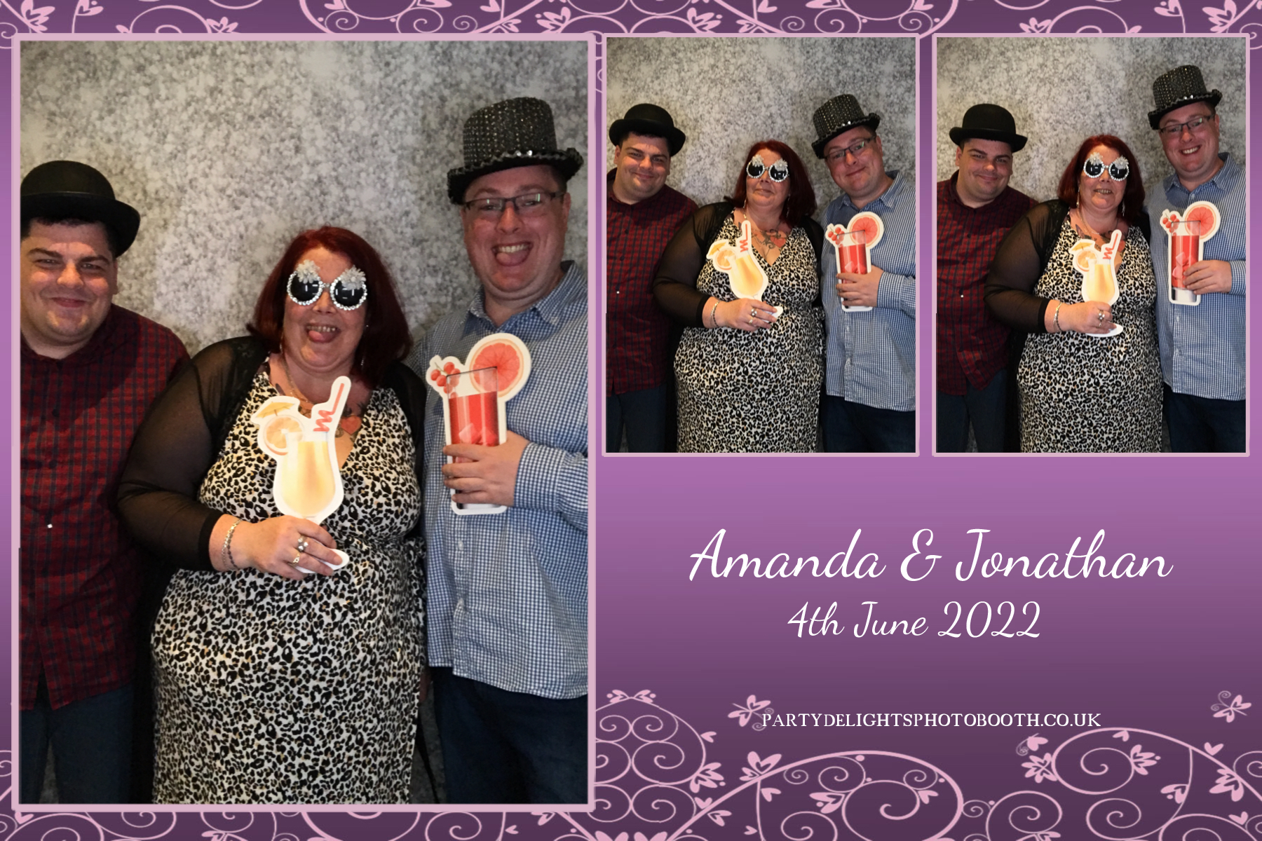 Jonathan and Amanda's wedding | View more photos from the event at gallery.partydelightsphotobooth.co.uk/u/PartyDelightsPhotoBooth/Jonathan-and-Amandas-wedding