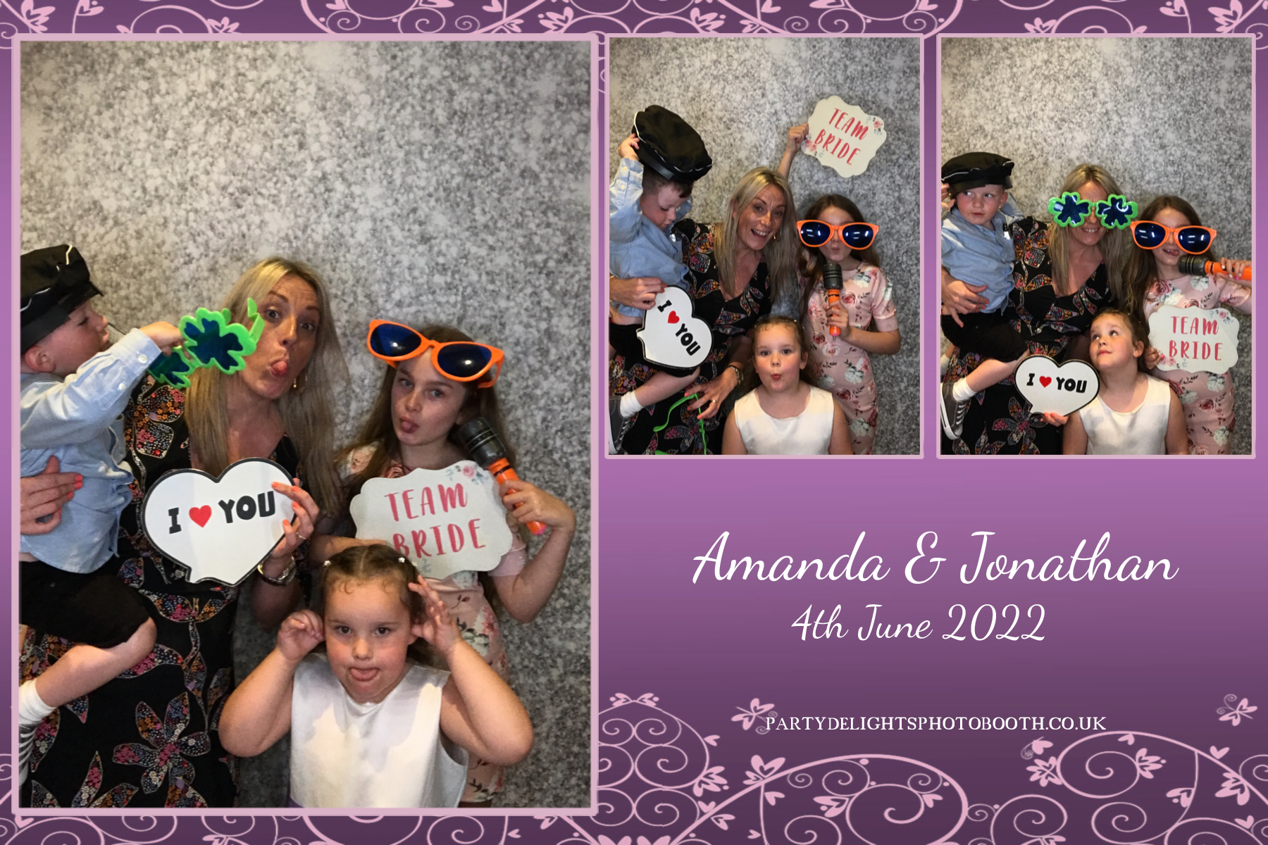 Jonathan and Amanda's wedding | View more photos from the event at gallery.partydelightsphotobooth.co.uk/u/PartyDelightsPhotoBooth/Jonathan-and-Amandas-wedding