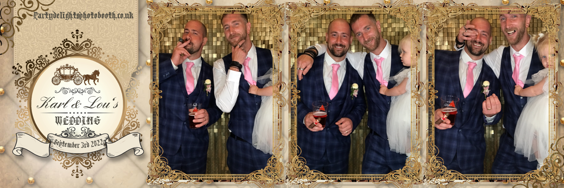 Karl & Lou's Wedding | View more photos from the event at gallery.partydelightsphotobooth.co.uk/u/PartyDelightsPhotoBooth/Karl-Lous-Wedding
