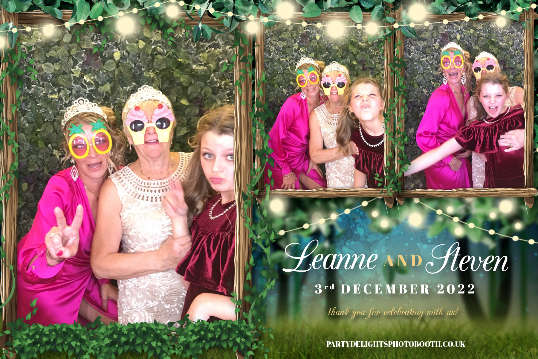 Leanne and Steve's wedding | View more photos from the event at gallery.partydelightsphotobooth.co.uk/u/PartyDelightsPhotoBooth/Leanne-and-Steves-wedding