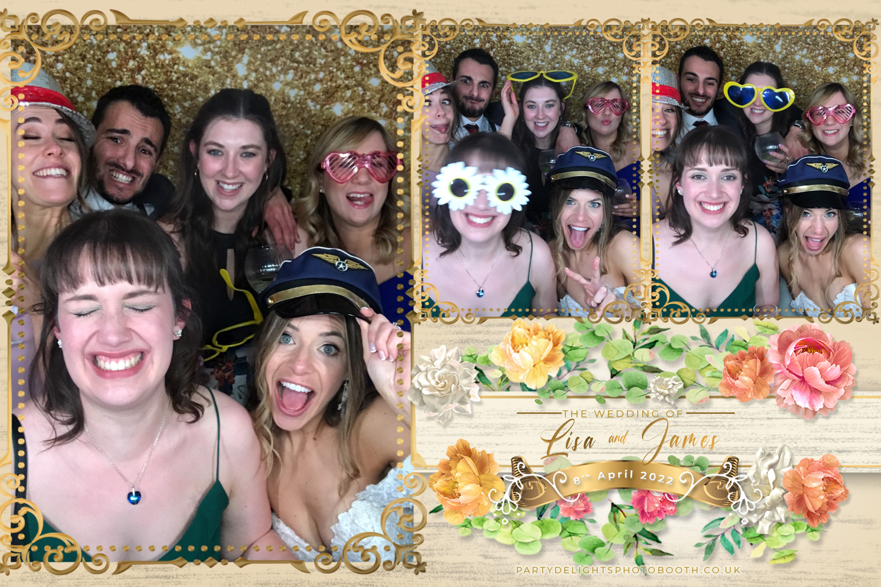 Lisa & James Wedding | View more photos from the event at gallery.partydelightsphotobooth.co.uk/u/PartyDelightsPhotoBooth/Lisa-James-Wedding