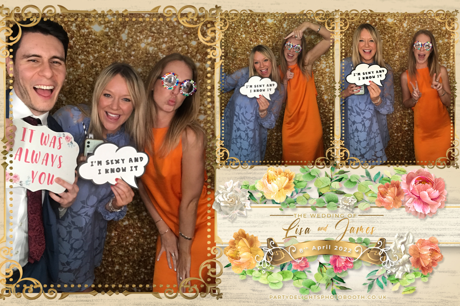 Lisa & James Wedding | View more photos from the event at gallery.partydelightsphotobooth.co.uk/u/PartyDelightsPhotoBooth/Lisa-James-Wedding