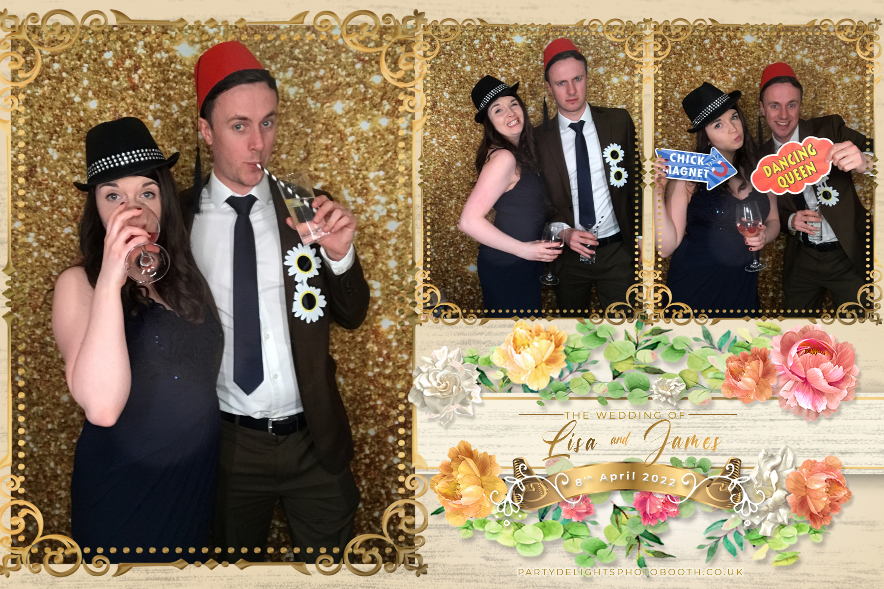 Lisa & James Wedding | View more photos from the event at gallery.partydelightsphotobooth.co.uk/u/PartyDelightsPhotoBooth/Lisa-James-Wedding