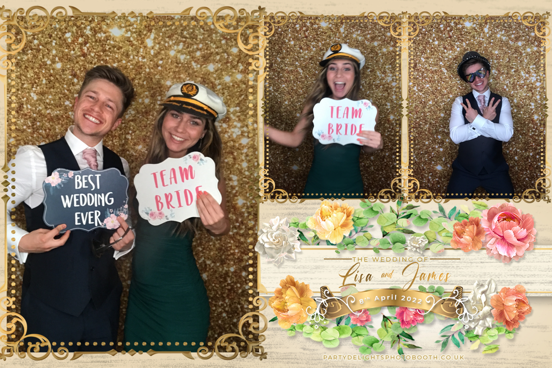 Lisa & James Wedding | View more photos from the event at gallery.partydelightsphotobooth.co.uk/u/PartyDelightsPhotoBooth/Lisa-James-Wedding