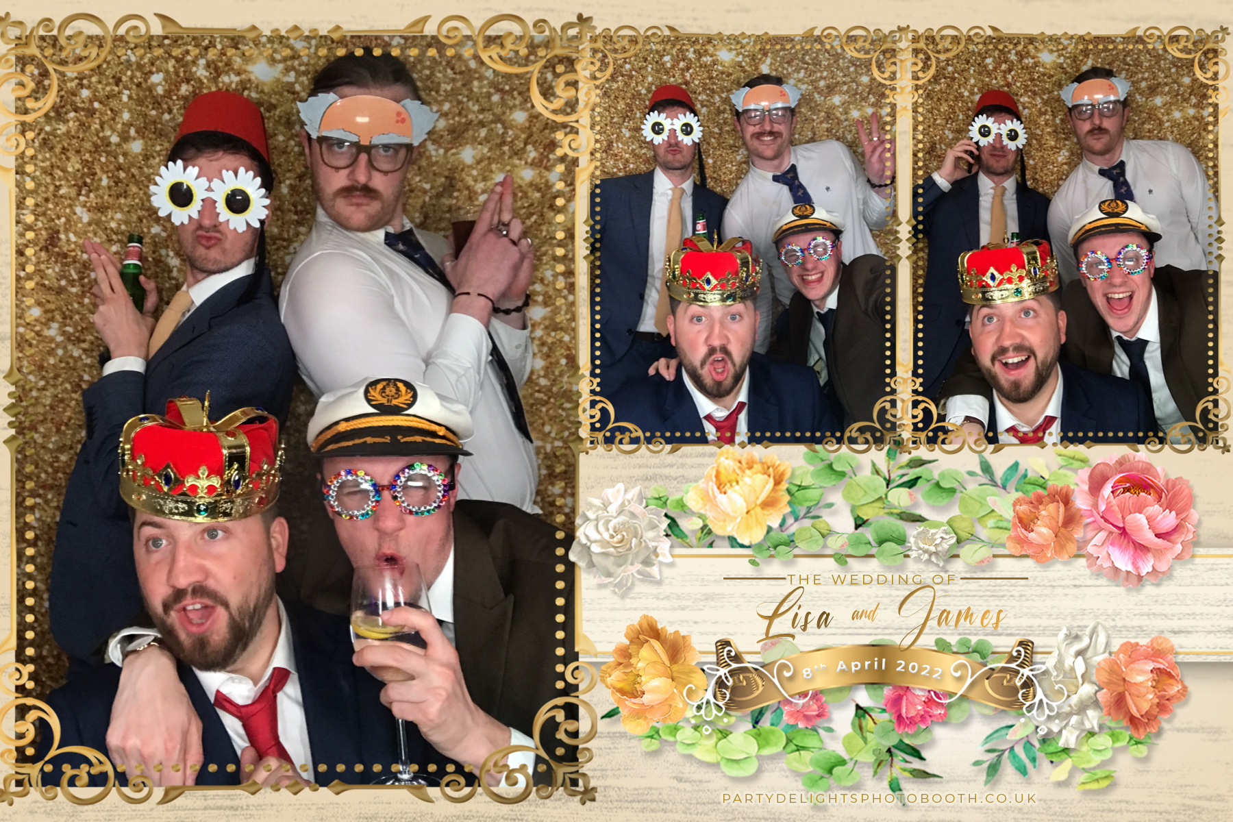 Lisa & James Wedding | View more photos from the event at gallery.partydelightsphotobooth.co.uk/u/PartyDelightsPhotoBooth/Lisa-James-Wedding