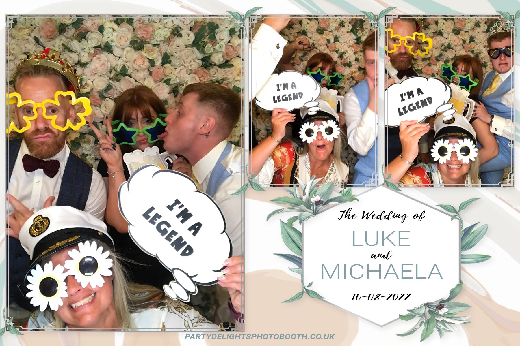 Luke & Michaela’s Wedding | View more photos from the event at gallery.partydelightsphotobooth.co.uk/u/PartyDelightsPhotoBooth/Luke-Michaela’s-Wedding