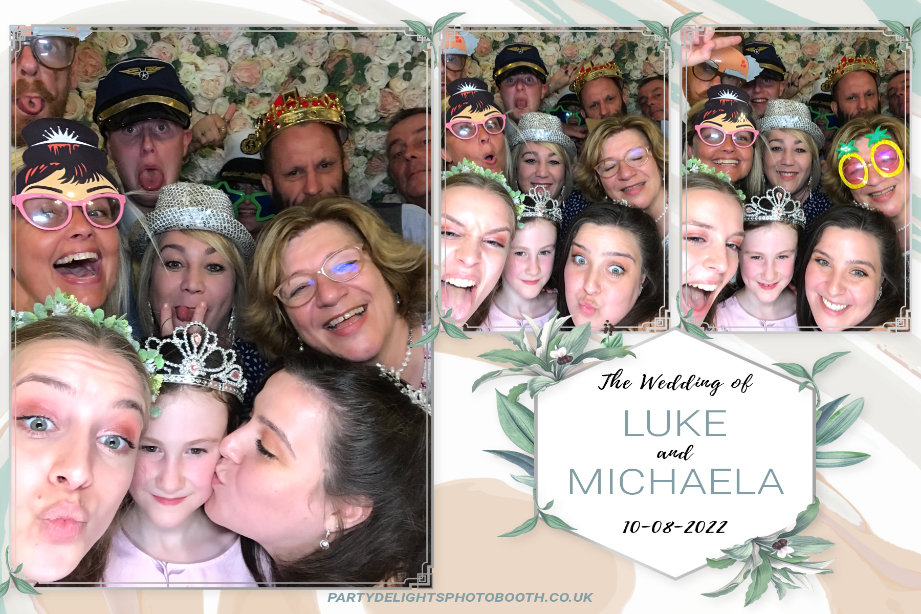 Luke & Michaela’s Wedding | View more photos from the event at gallery.partydelightsphotobooth.co.uk/u/PartyDelightsPhotoBooth/Luke-Michaela’s-Wedding