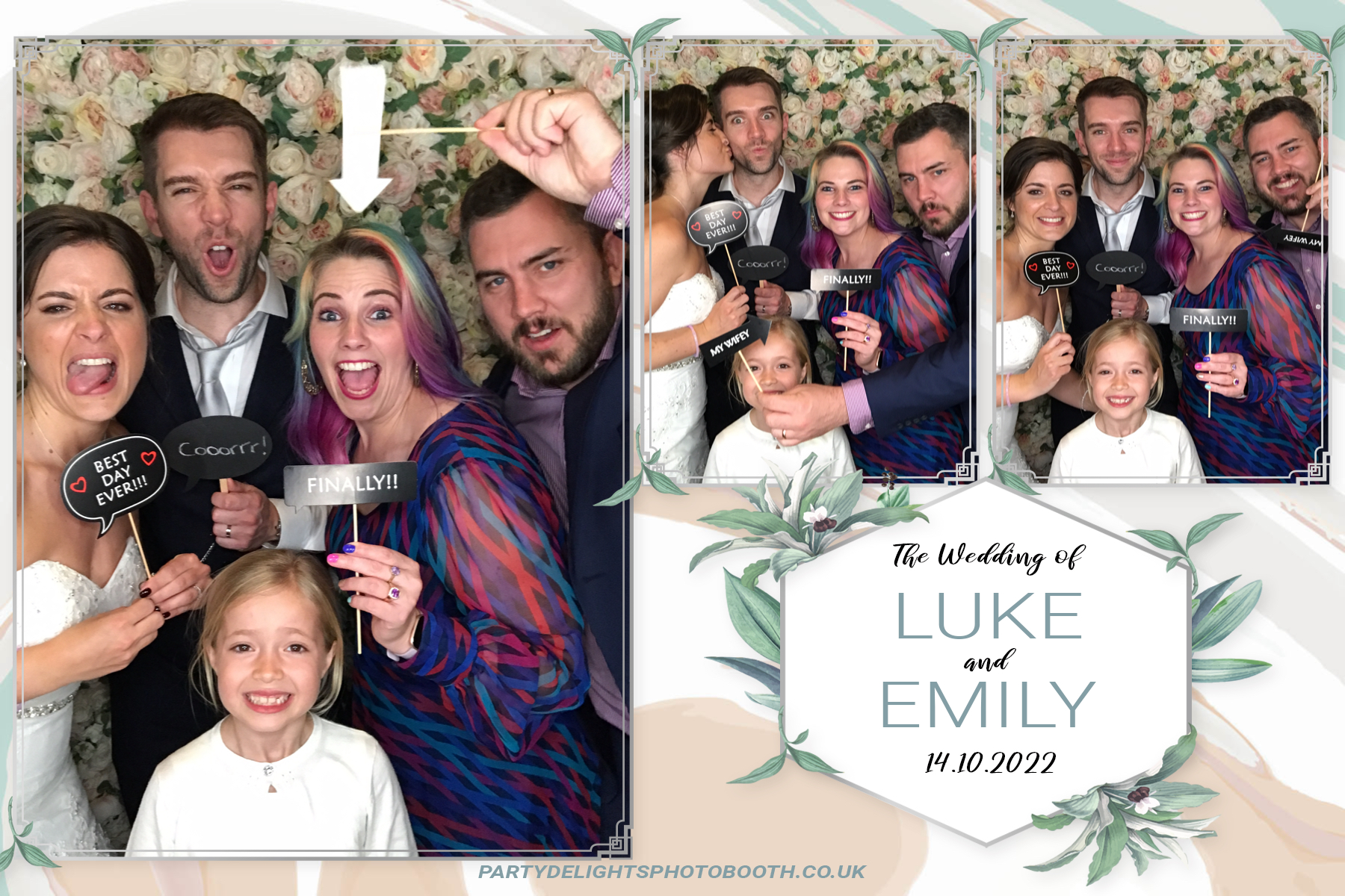 Luke and Emily’s Wedding | View more photos from the event at gallery.partydelightsphotobooth.co.uk/u/PartyDelightsPhotoBooth/Luke-and-Emily’s-Wedding