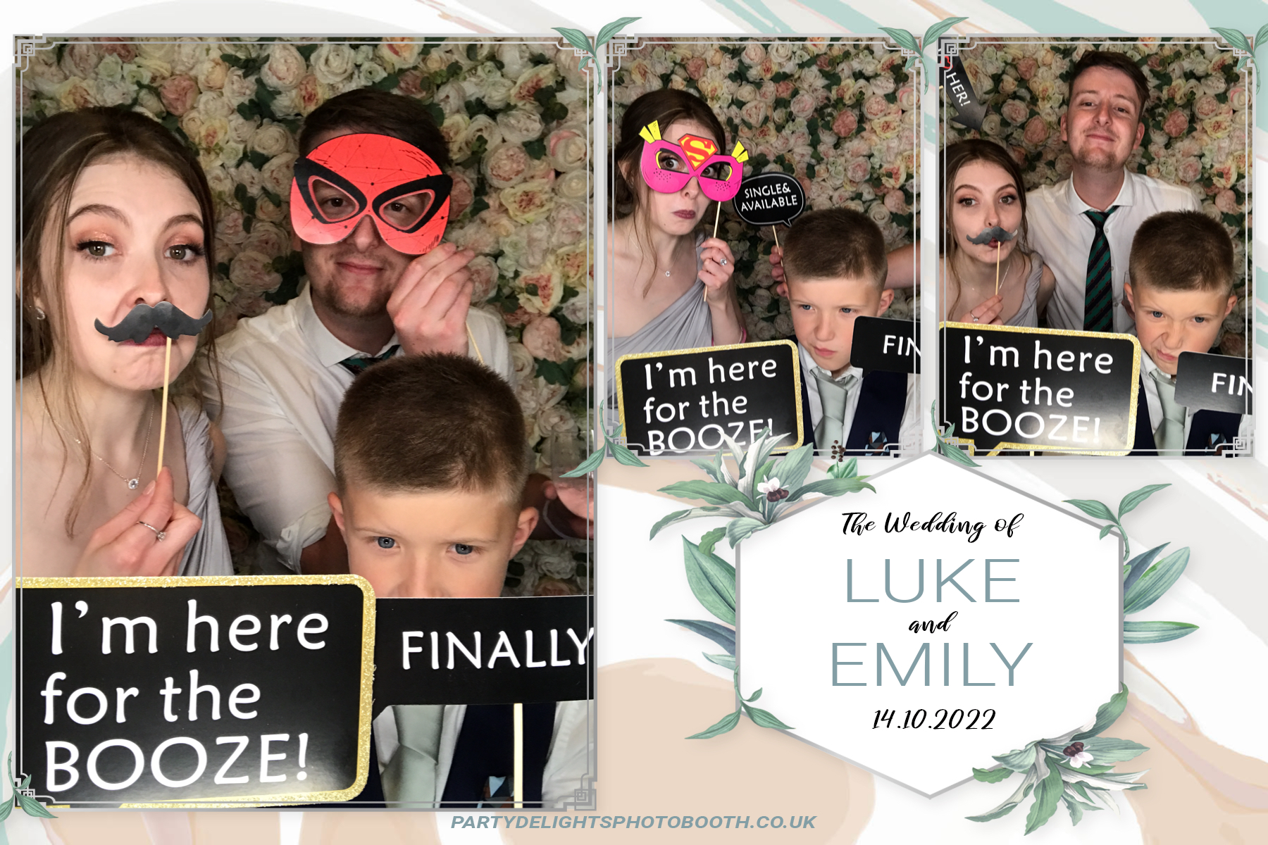 Luke and Emily’s Wedding | View more photos from the event at gallery.partydelightsphotobooth.co.uk/u/PartyDelightsPhotoBooth/Luke-and-Emily’s-Wedding