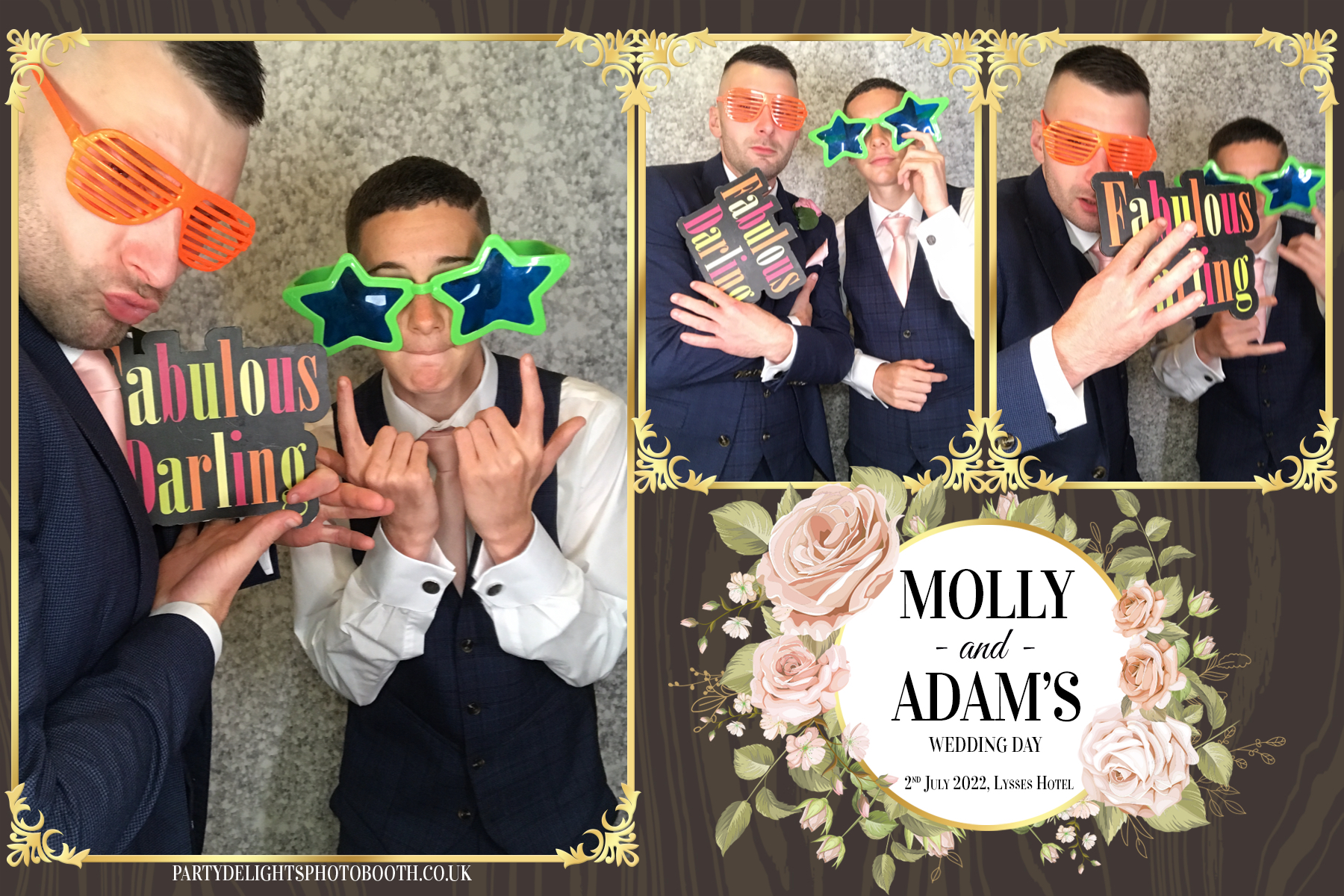 Molly and Adam's wedding | View more photos from the event at gallery.partydelightsphotobooth.co.uk/u/PartyDelightsPhotoBooth/Molly-and-Adams-wedding