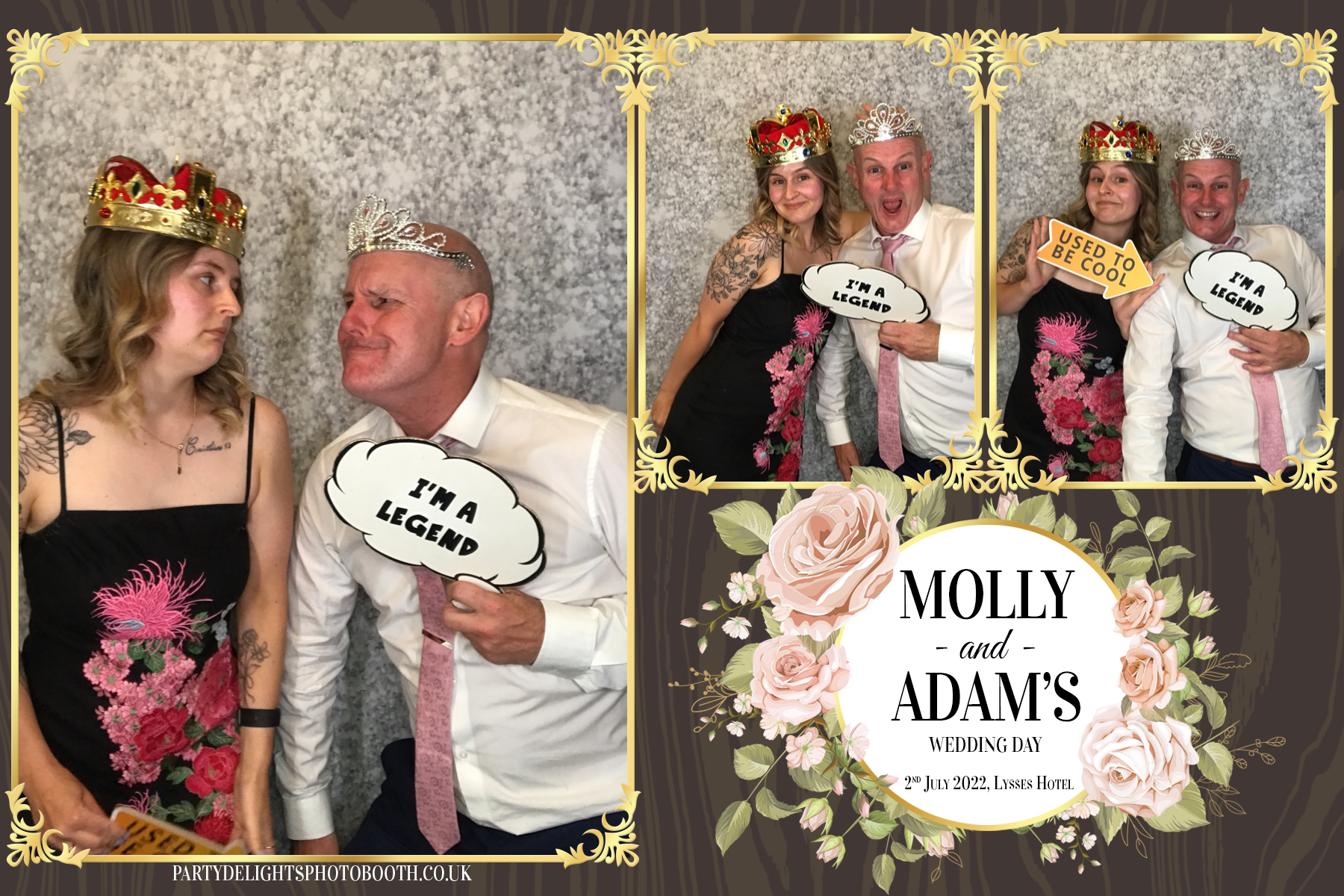 Molly and Adam's wedding | View more photos from the event at gallery.partydelightsphotobooth.co.uk/u/PartyDelightsPhotoBooth/Molly-and-Adams-wedding