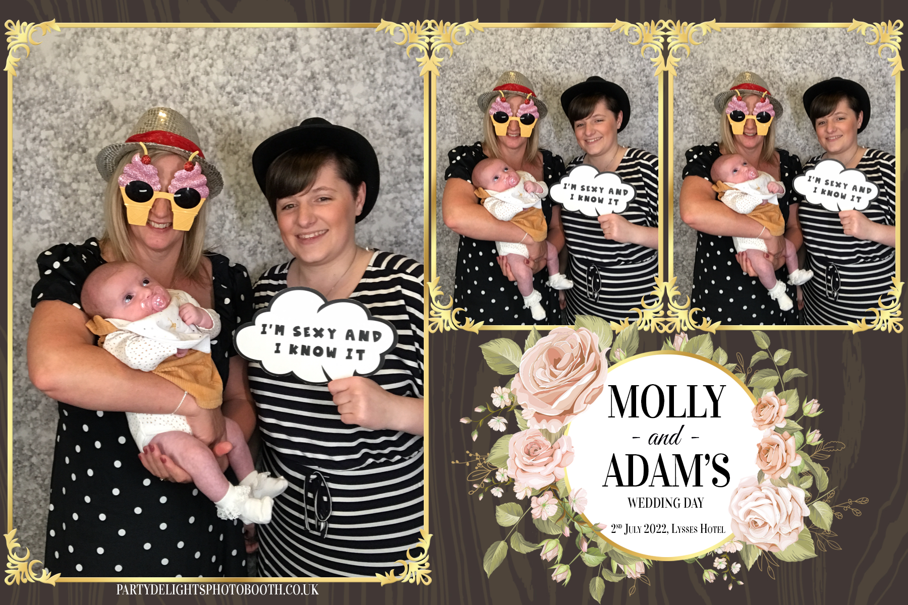 Molly and Adam's wedding | View more photos from the event at gallery.partydelightsphotobooth.co.uk/u/PartyDelightsPhotoBooth/Molly-and-Adams-wedding