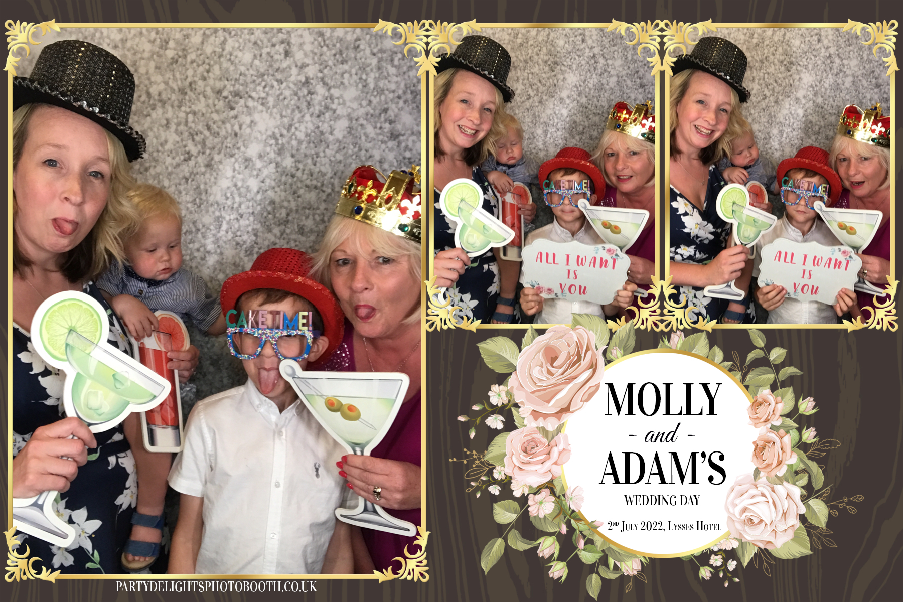 Molly and Adam's wedding | View more photos from the event at gallery.partydelightsphotobooth.co.uk/u/PartyDelightsPhotoBooth/Molly-and-Adams-wedding