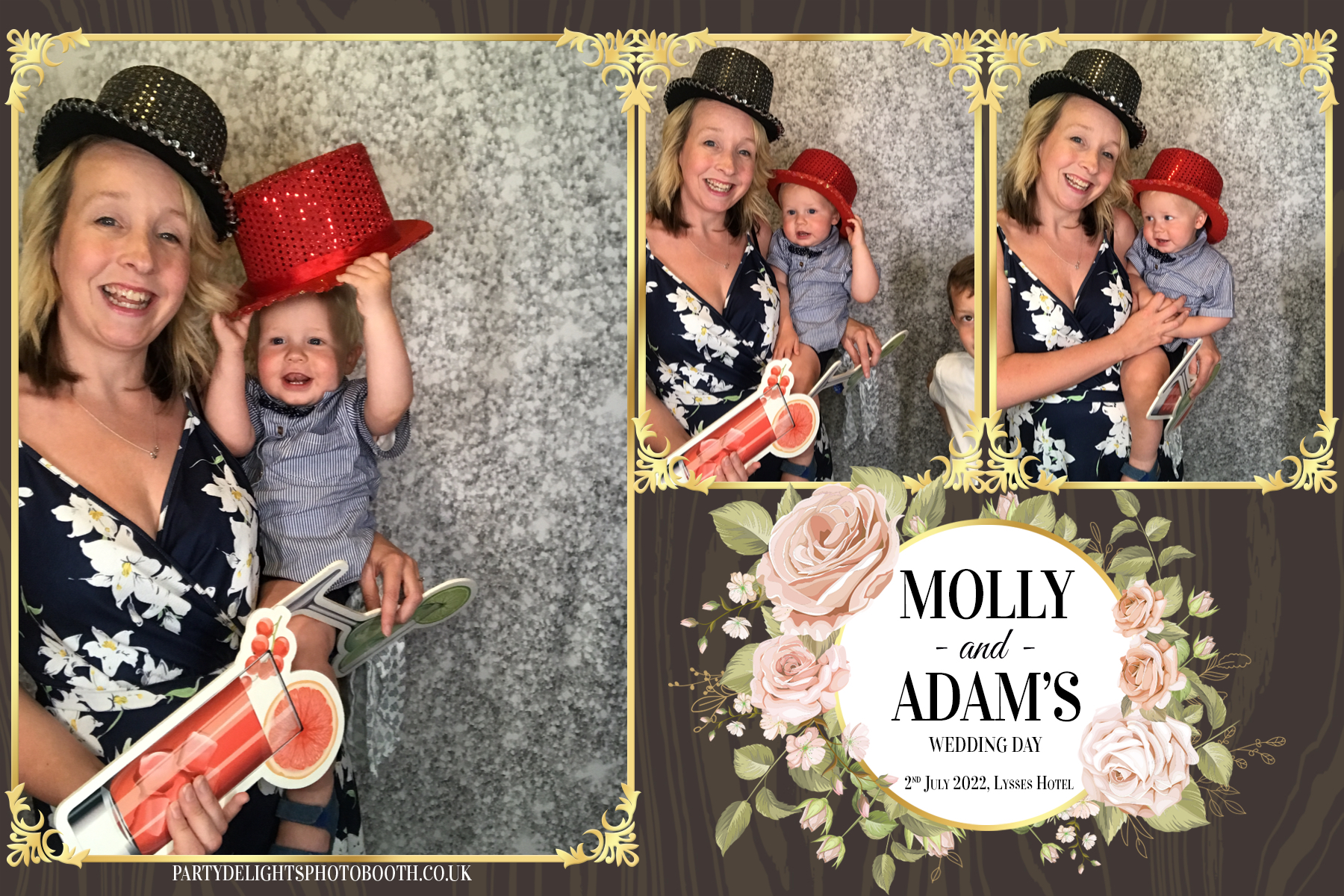 Molly and Adam's wedding | View more photos from the event at gallery.partydelightsphotobooth.co.uk/u/PartyDelightsPhotoBooth/Molly-and-Adams-wedding