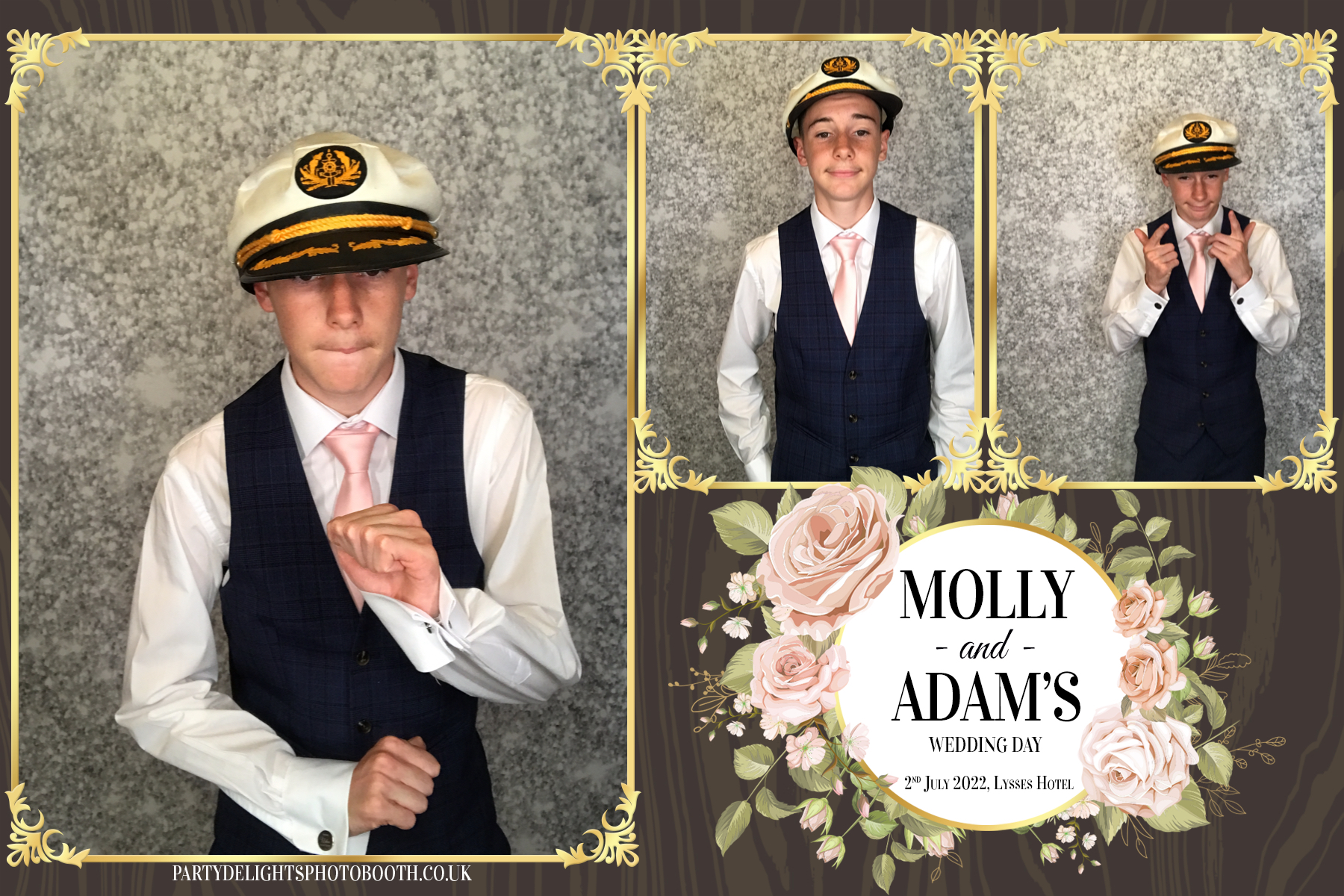 Molly and Adam's wedding | View more photos from the event at gallery.partydelightsphotobooth.co.uk/u/PartyDelightsPhotoBooth/Molly-and-Adams-wedding