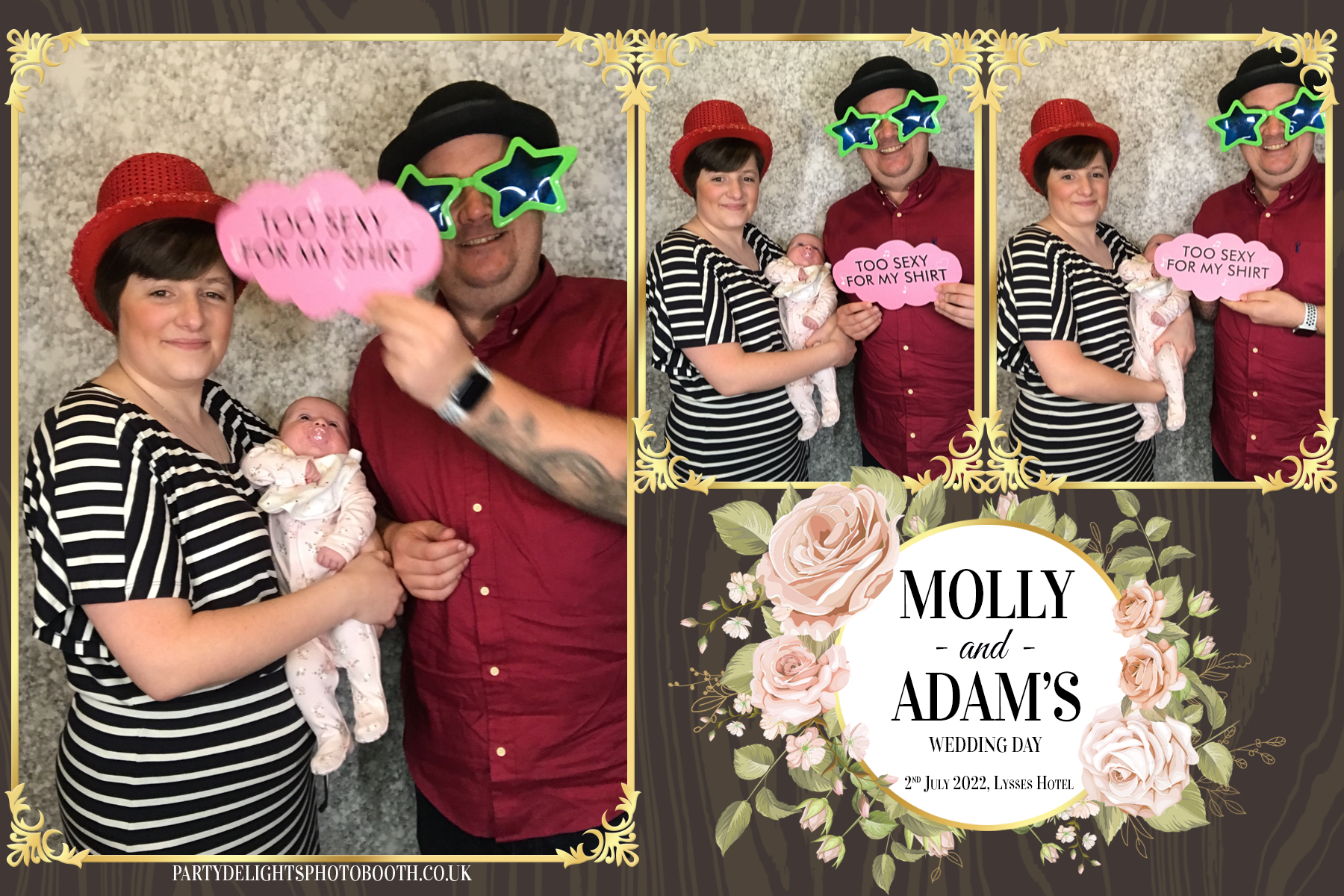 Molly and Adam's wedding | View more photos from the event at gallery.partydelightsphotobooth.co.uk/u/PartyDelightsPhotoBooth/Molly-and-Adams-wedding
