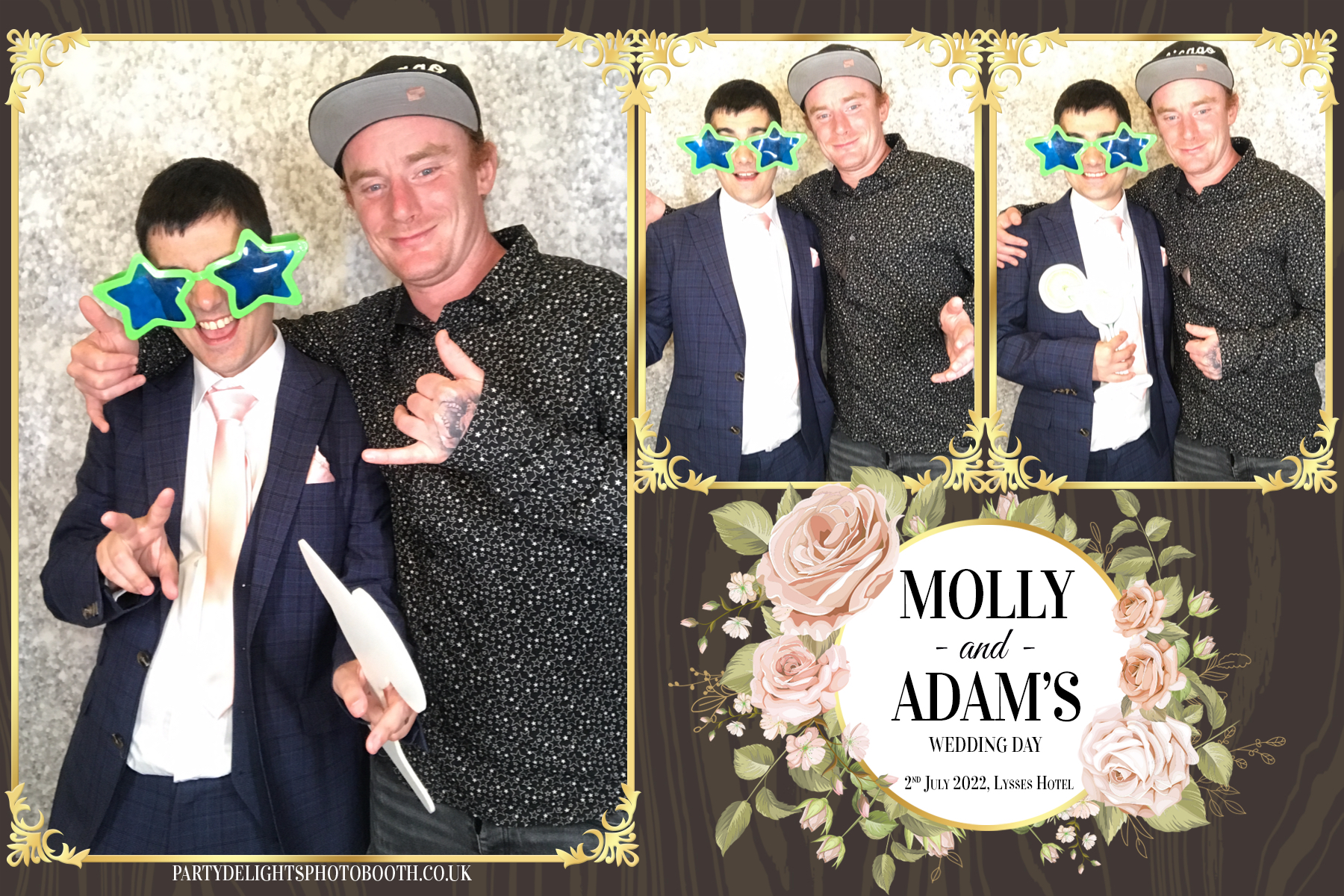 Molly and Adam's wedding | View more photos from the event at gallery.partydelightsphotobooth.co.uk/u/PartyDelightsPhotoBooth/Molly-and-Adams-wedding