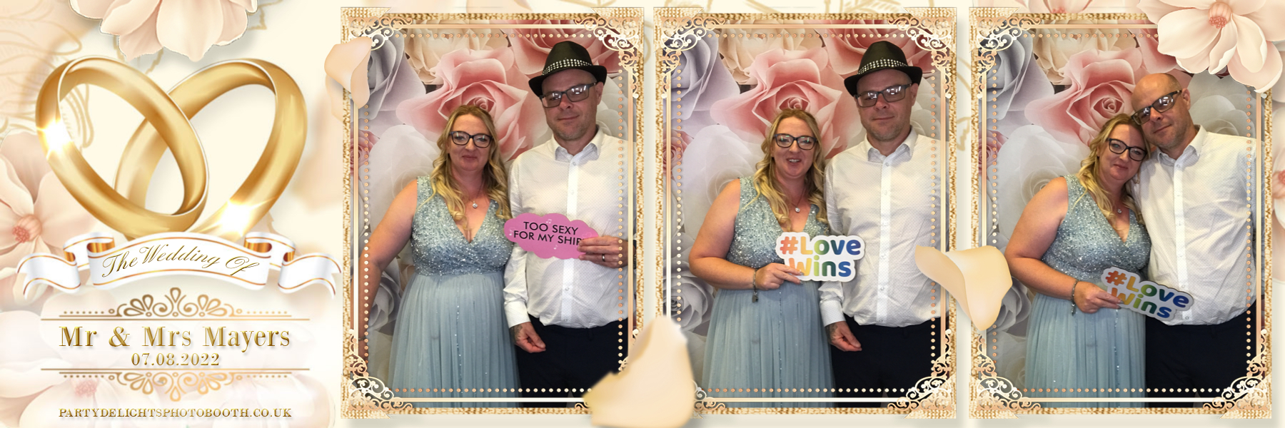 Mr & Mrs Mayers | View more photos from the event at gallery.partydelightsphotobooth.co.uk/u/PartyDelightsPhotoBooth/Mr-Mrs-Mayers